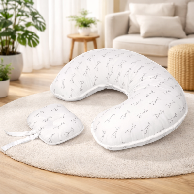 Coussin dâallaitement ceinture | Mini-pad | Beignet Blanc motif gris