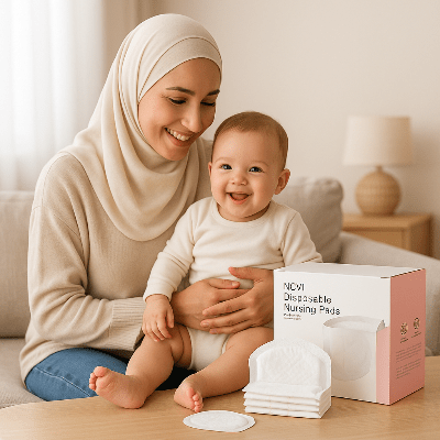 Coussinets d’allaitement jetables - Rose d'automne-mama-bebe-maghreb