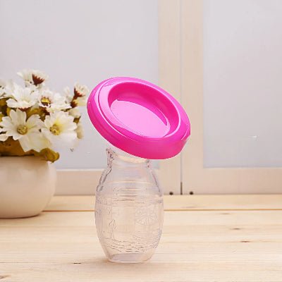 Tire-lait-manuel-FIOLE-TENDRESSE-rose-vif