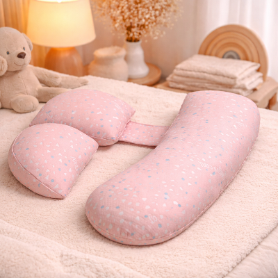 coussin-de-grossesse-pour-dormir-Polochon-rose-chambre-lit-grand