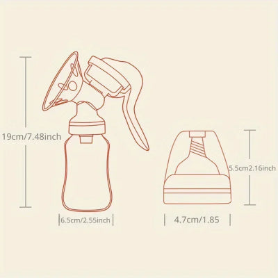 tire-lait-manuel-a-pompe-dimensions