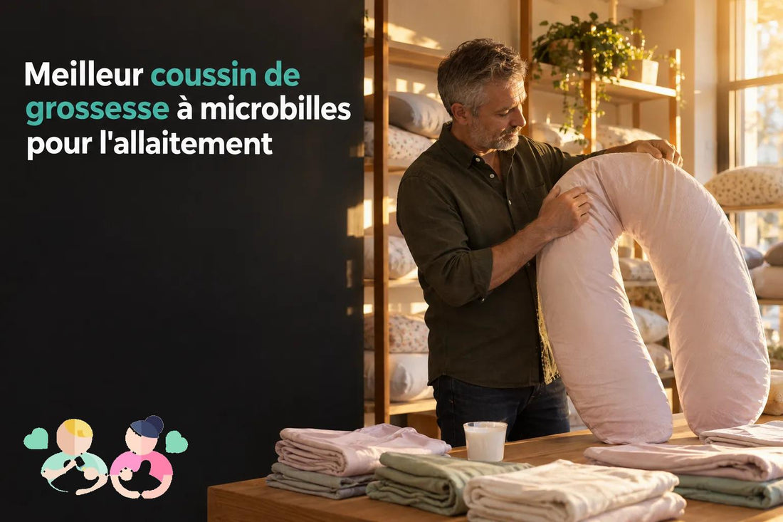Meilleur coussin de grossesse à microbilles pour l'allaitement