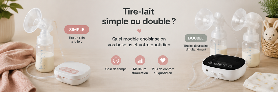 Tire-lait simple ou double ?