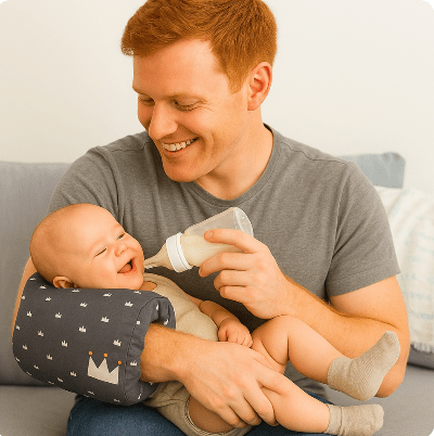 COUSSIN-ALLAITEMENT-YATA-BLEU-couronne-papa-bebe-bu