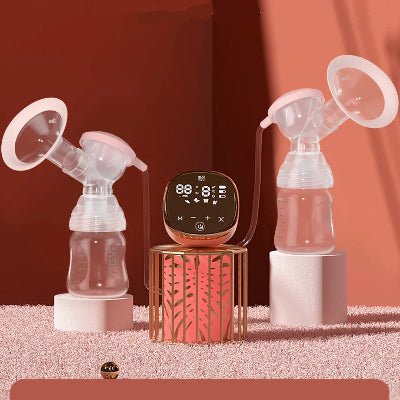 Tire-lait-electrique-rose-2-fioles-minuterie