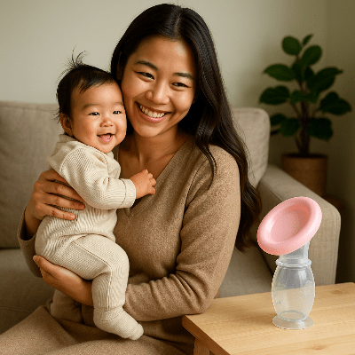 Tire-lait-manuel-FIOLE-PIVOINE-maman-bebe-brunette