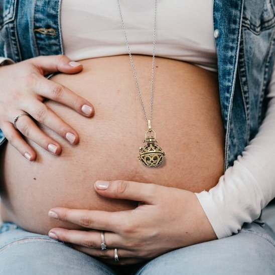 Bola-de-grossesse-vert-de-gris