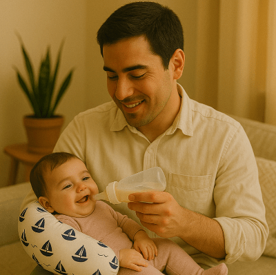 coussin-dallaitement-bras-voiliers-papa-rousse-bebe