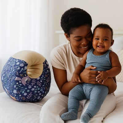 coussin-dallaitement-renard-maman-noire-bebe