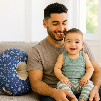 coussin-dallaitement-renard-papa-maghreb-bebe