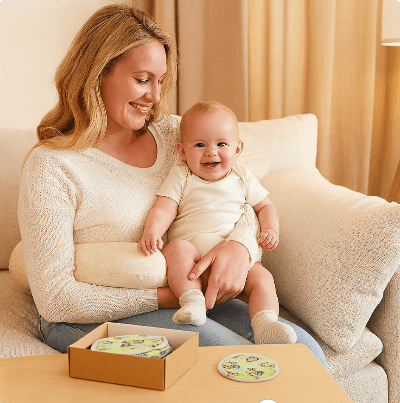 coussinet-d'allaitement lavable-olivine-mama-bebe-blonde