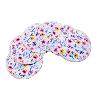coussinet d'allaitement lavable Opale fleurs