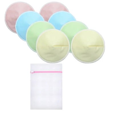 coussinet d allaitement lavable Perle rose bleu vert jaune
