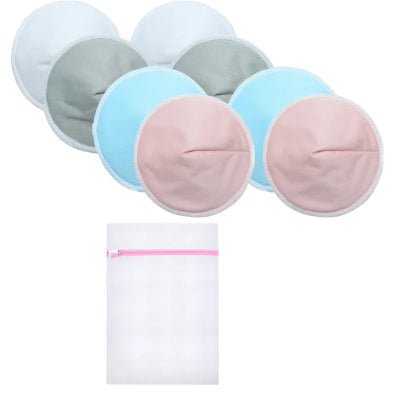 coussinet d allaitement lavable Quartz rose blanc bleu gris
