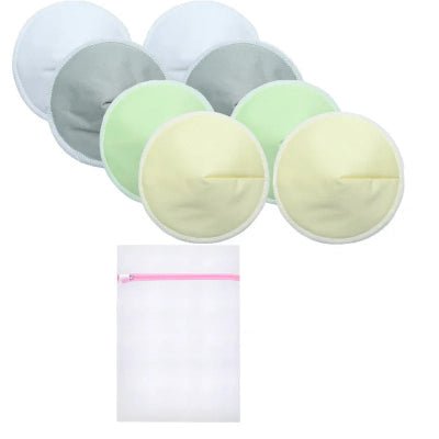 coussinet d allaitement lavable Quartz vert jaune gris blanc