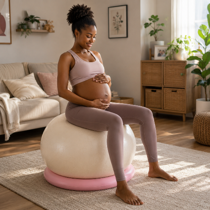 maman-noire sur ballon-salon